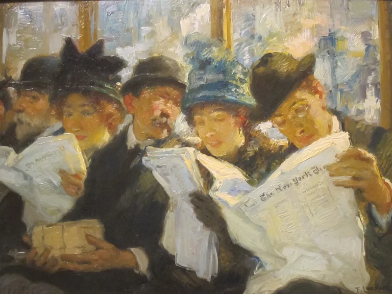 1874-Francis Luis Mora - Notizie del mattino